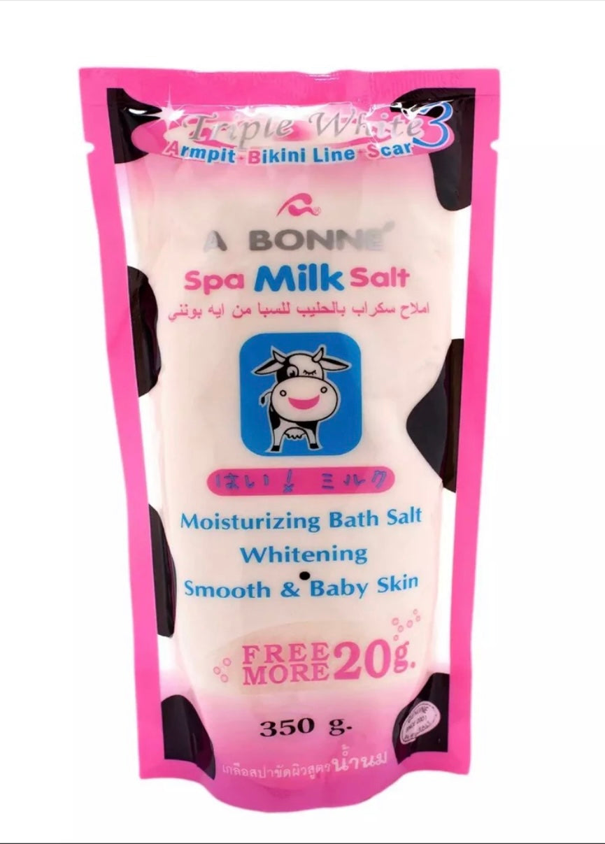 A Bonne Spa Milk Salt Moisturizing And Whitening