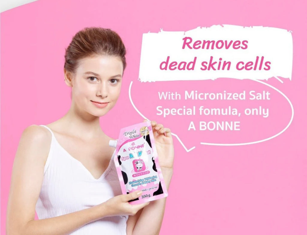 A Bonne Spa Milk Salt Moisturizing And Whitening