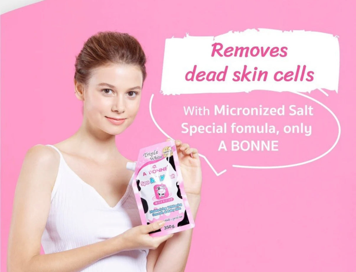 A Bonne Spa Milk Salt Moisturizing And Whitening