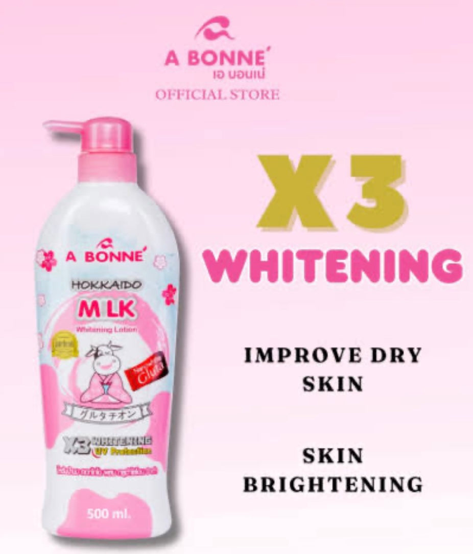 A Bonne Hokkaido Milk Whitening Lotion