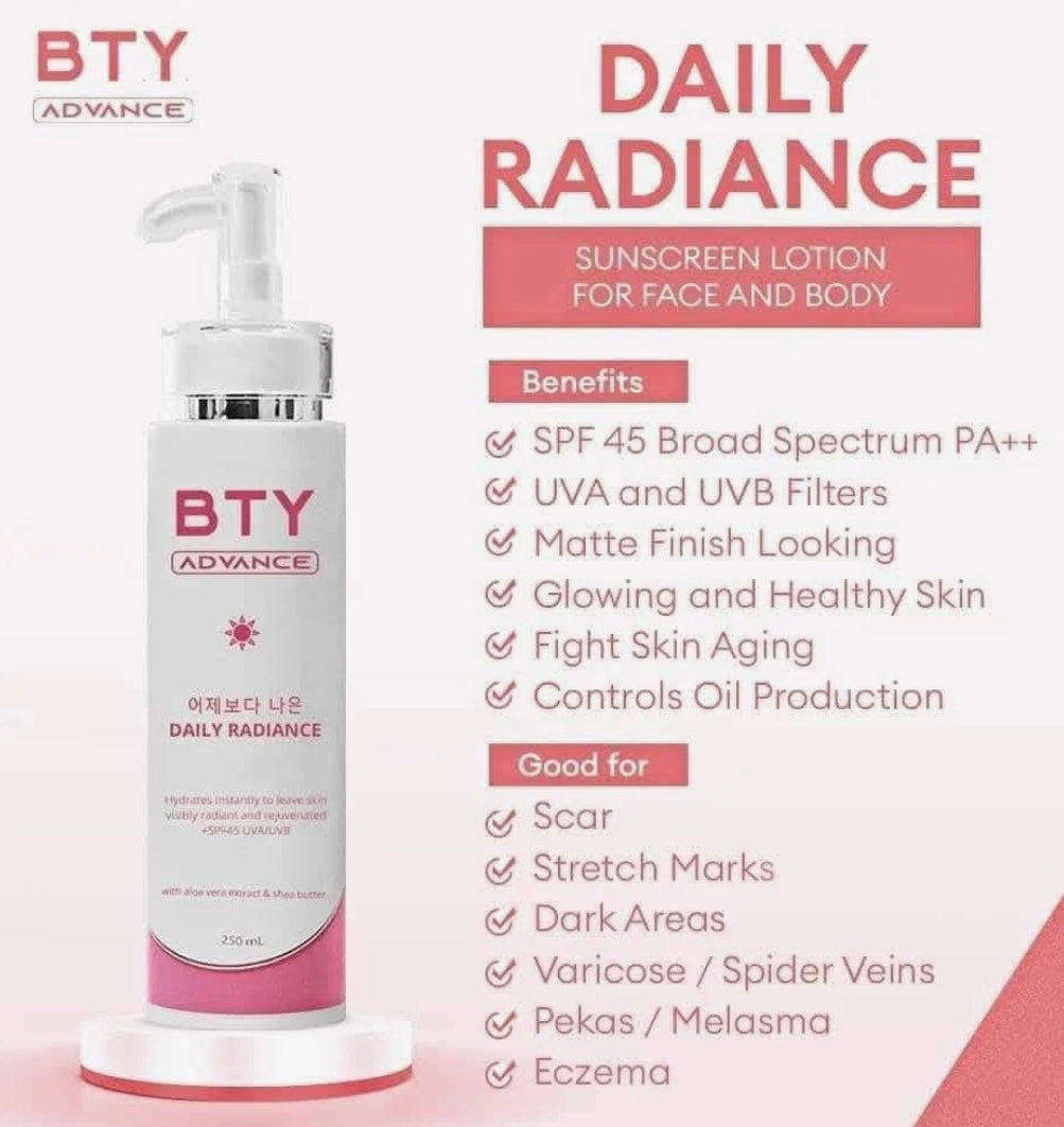 BTY Advance Daily Radiance Lotion