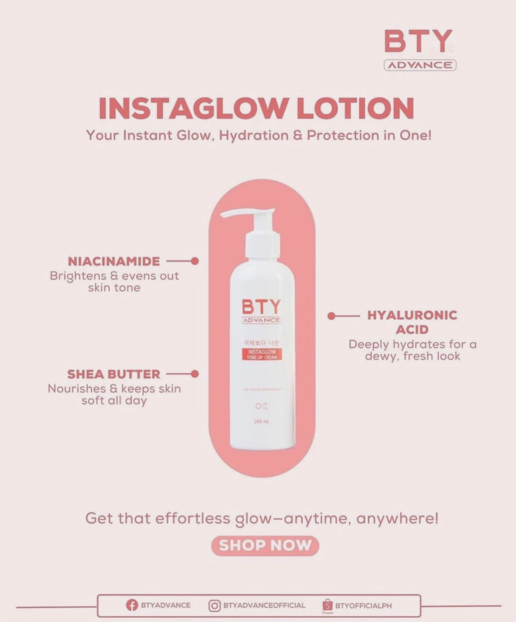 BTY Advance Daily Radiance Lotion