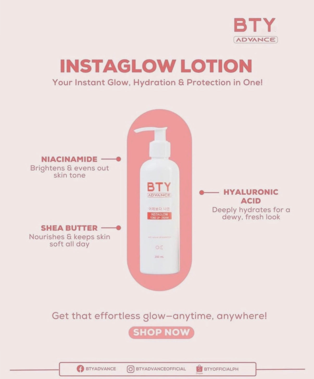 BTY Advance Daily Radiance Lotion
