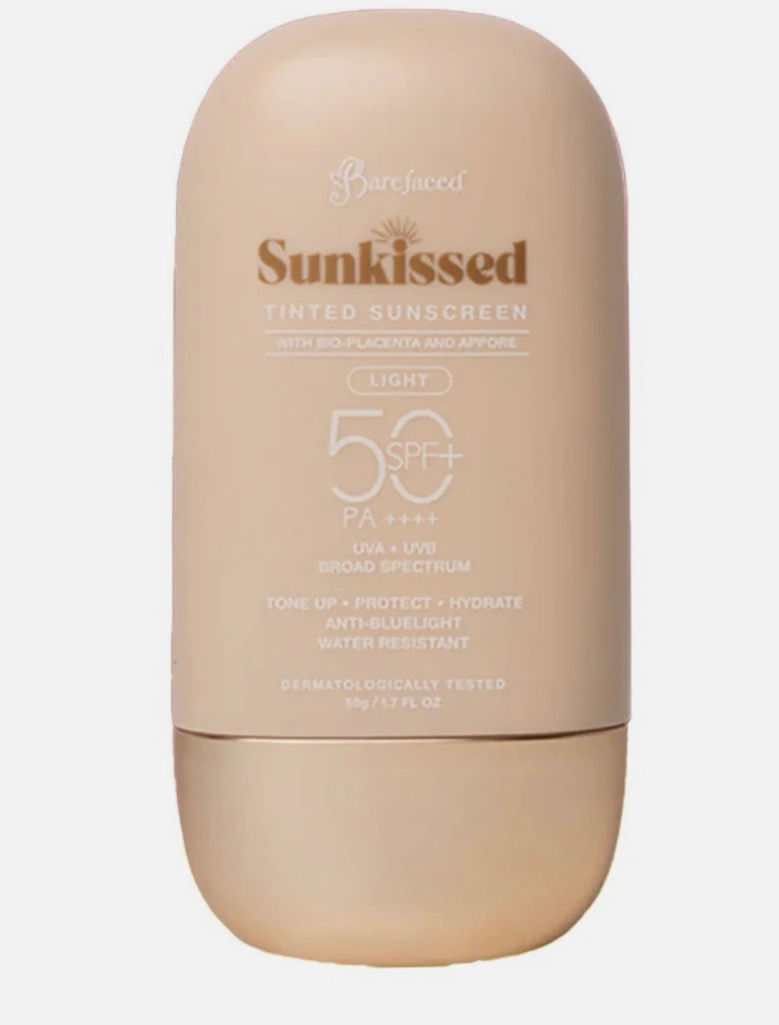 Bareface Sunkissed Tinted Sunscreen Spf 50 Pa+++