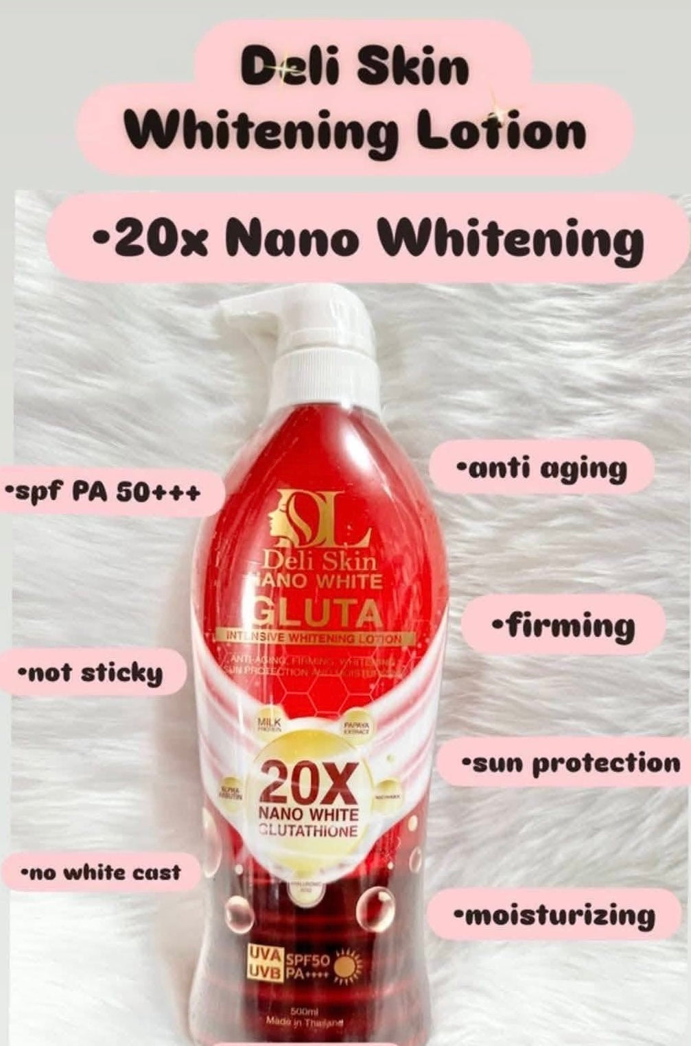 Deli Skin 20x Nano White Glutathione