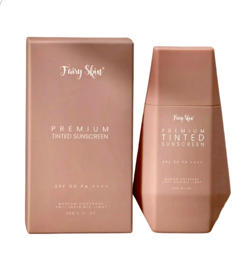 Fairy Skin Premium Tinted Sunscreen Spf50