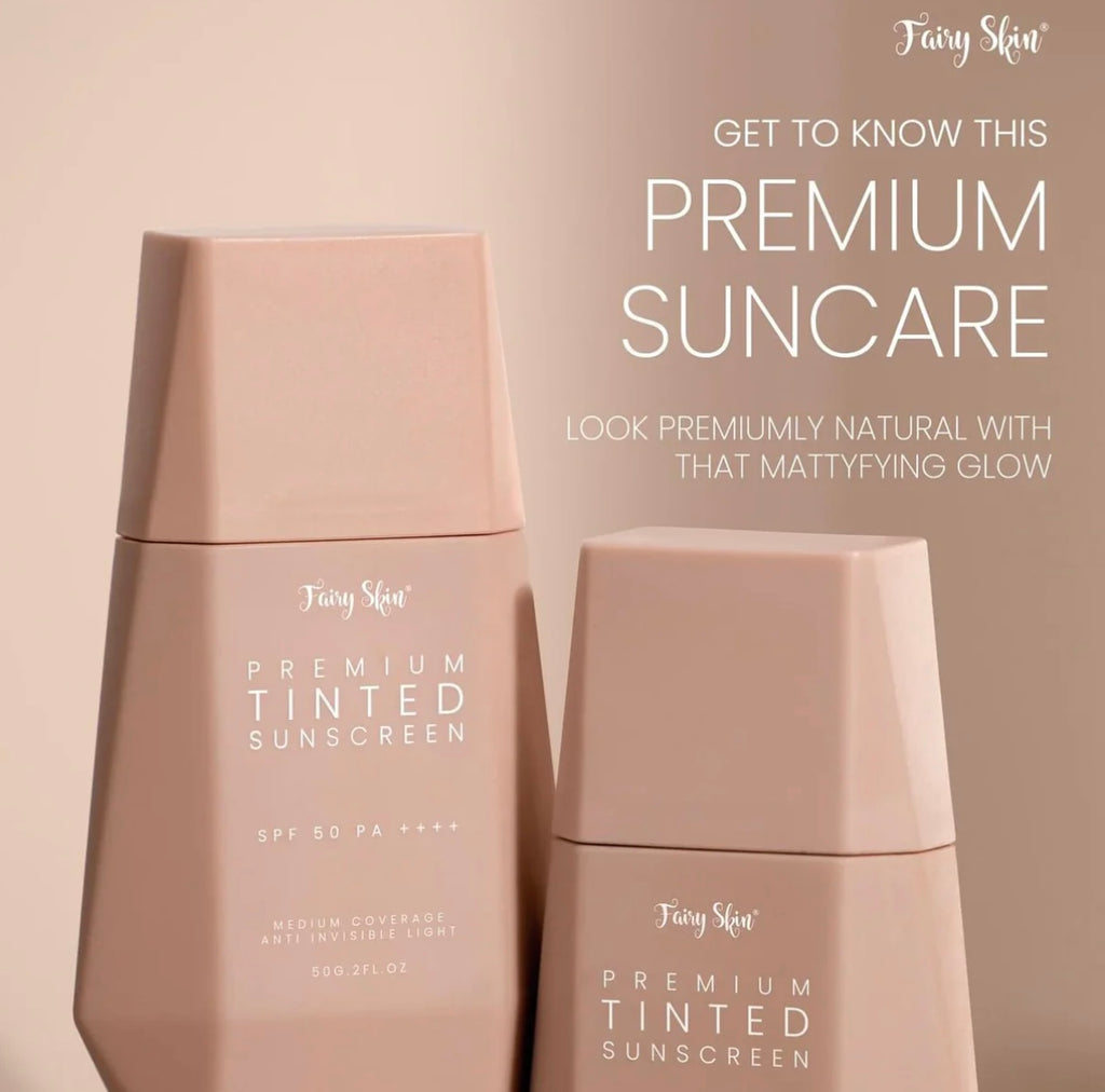 Fairy Skin Premium Tinted Sunscreen Spf50