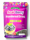 Fitgum Acai Berry Powdered Drink With Chia Seeds