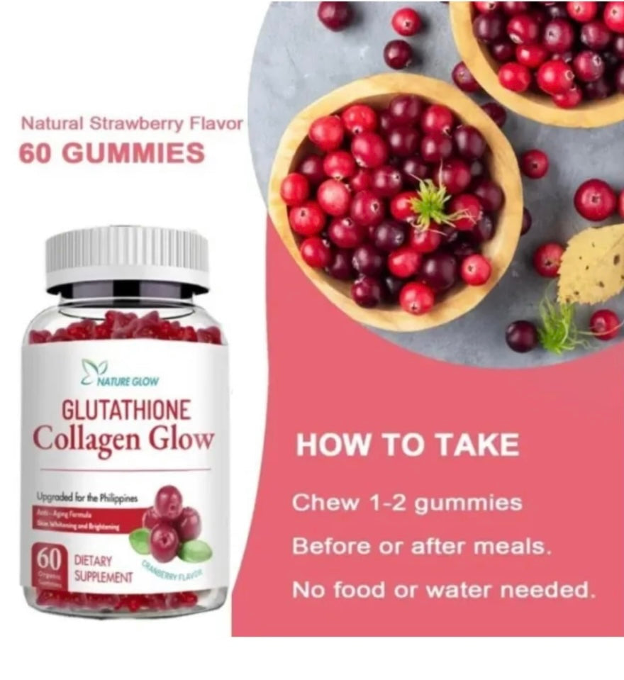Nature Glow Glutathione Collagen Glow Cranberry