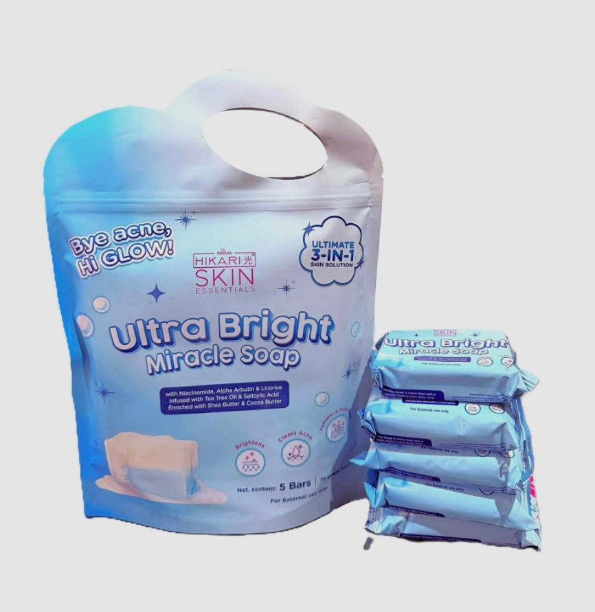 Hikari Skin Ultra Bright Miracle Soap 5 bars