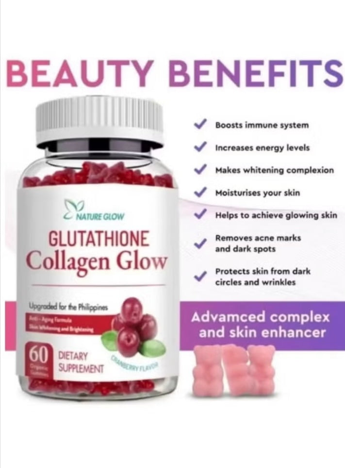 Nature Glow Glutathione Collagen Glow Cranberry