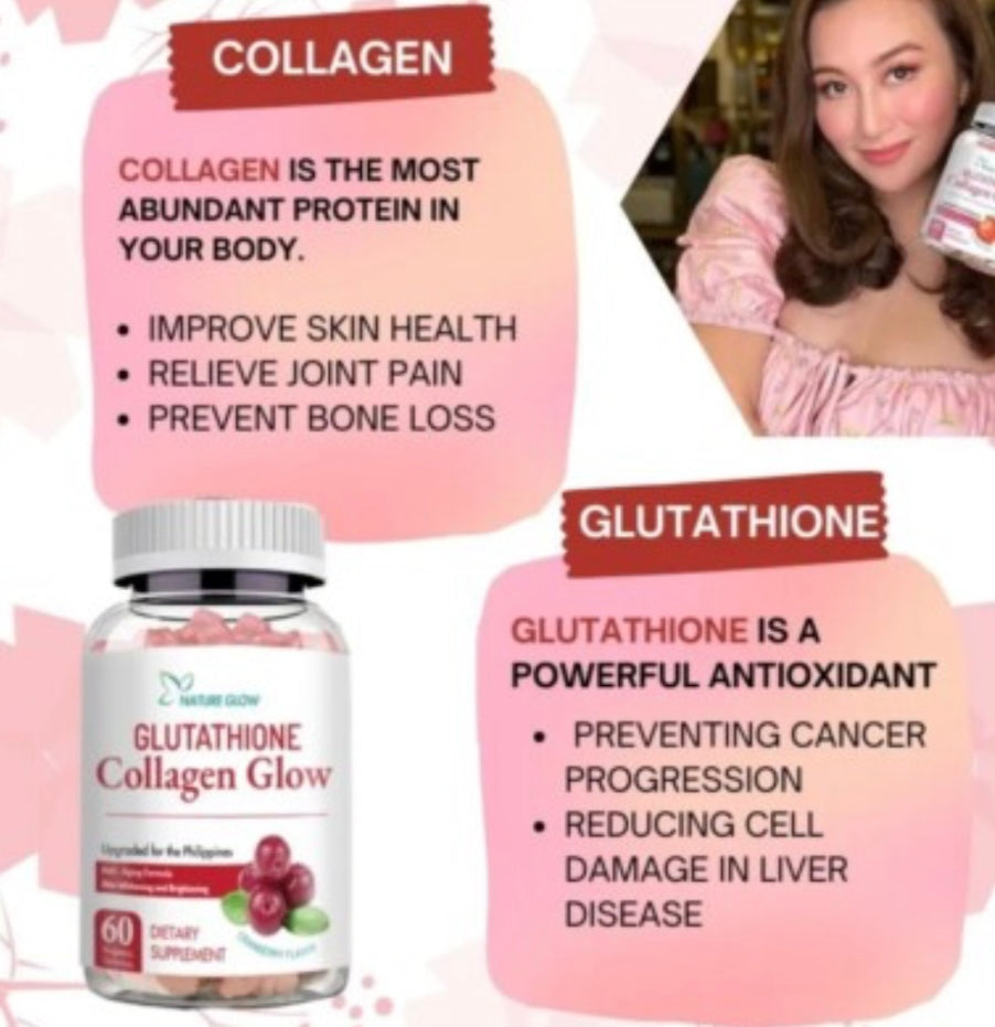 Nature Glow Glutathione Collagen Glow Cranberry