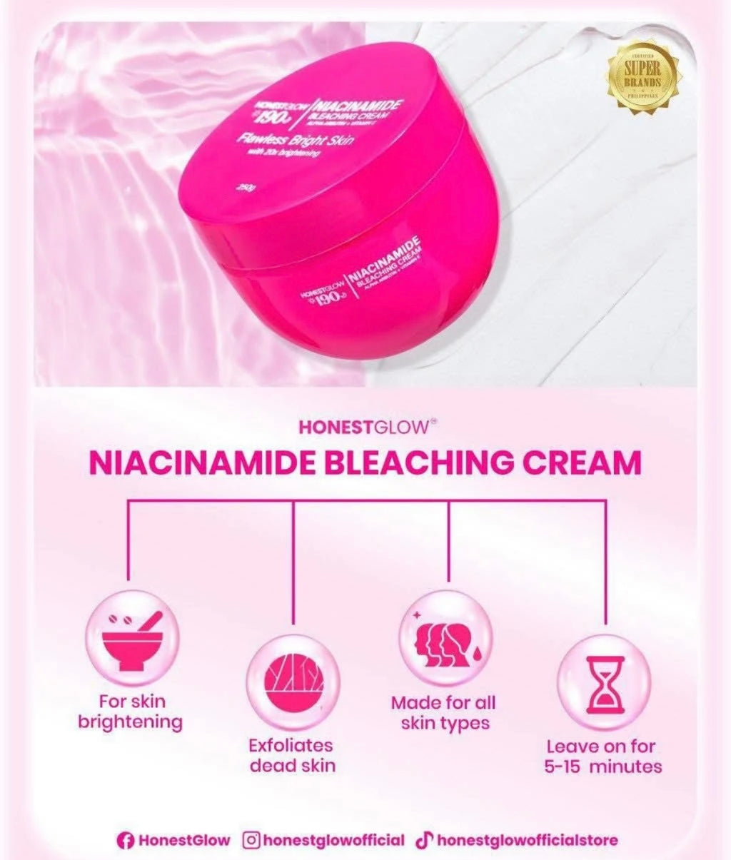 Honest Glow 190 Niacinamide Bleaching Cream