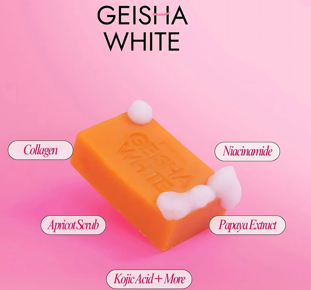 Geisha White Soap 3 pieces bars