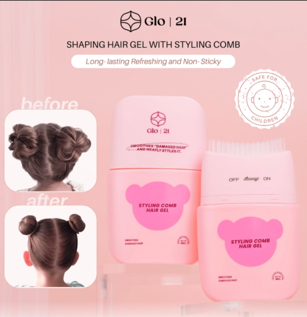 Glo21 Shaping Hair Gel With Styling Comb