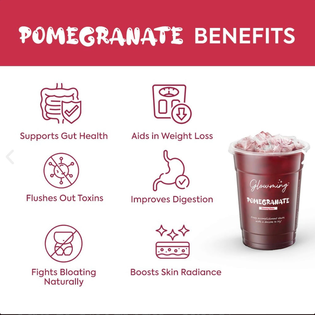 Glowming Pomegranate Powder Drink Glutathione And Collagen