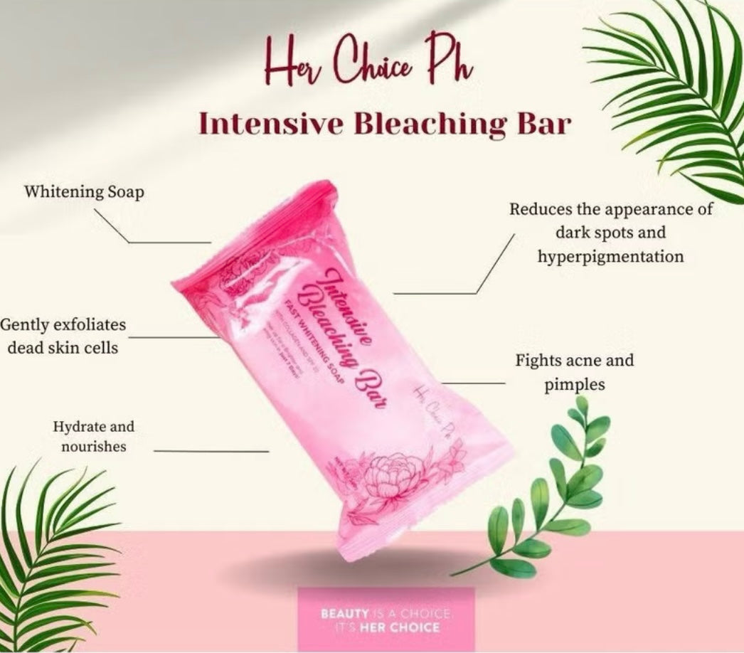 Her Choice Intensive Bleaching Bar Fast Whitening Soap