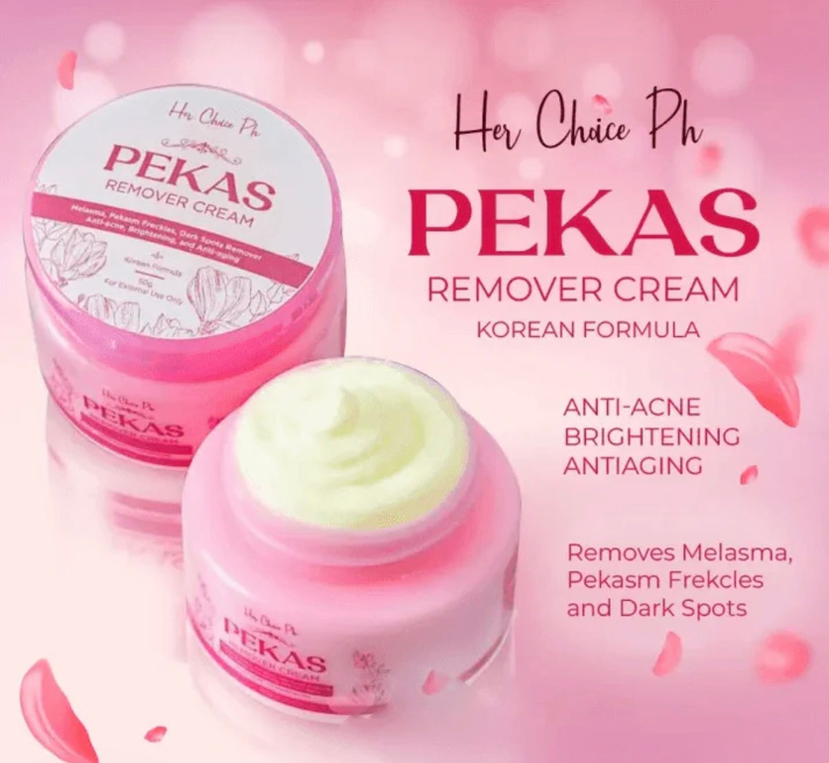 Her Choice Pekas Cream