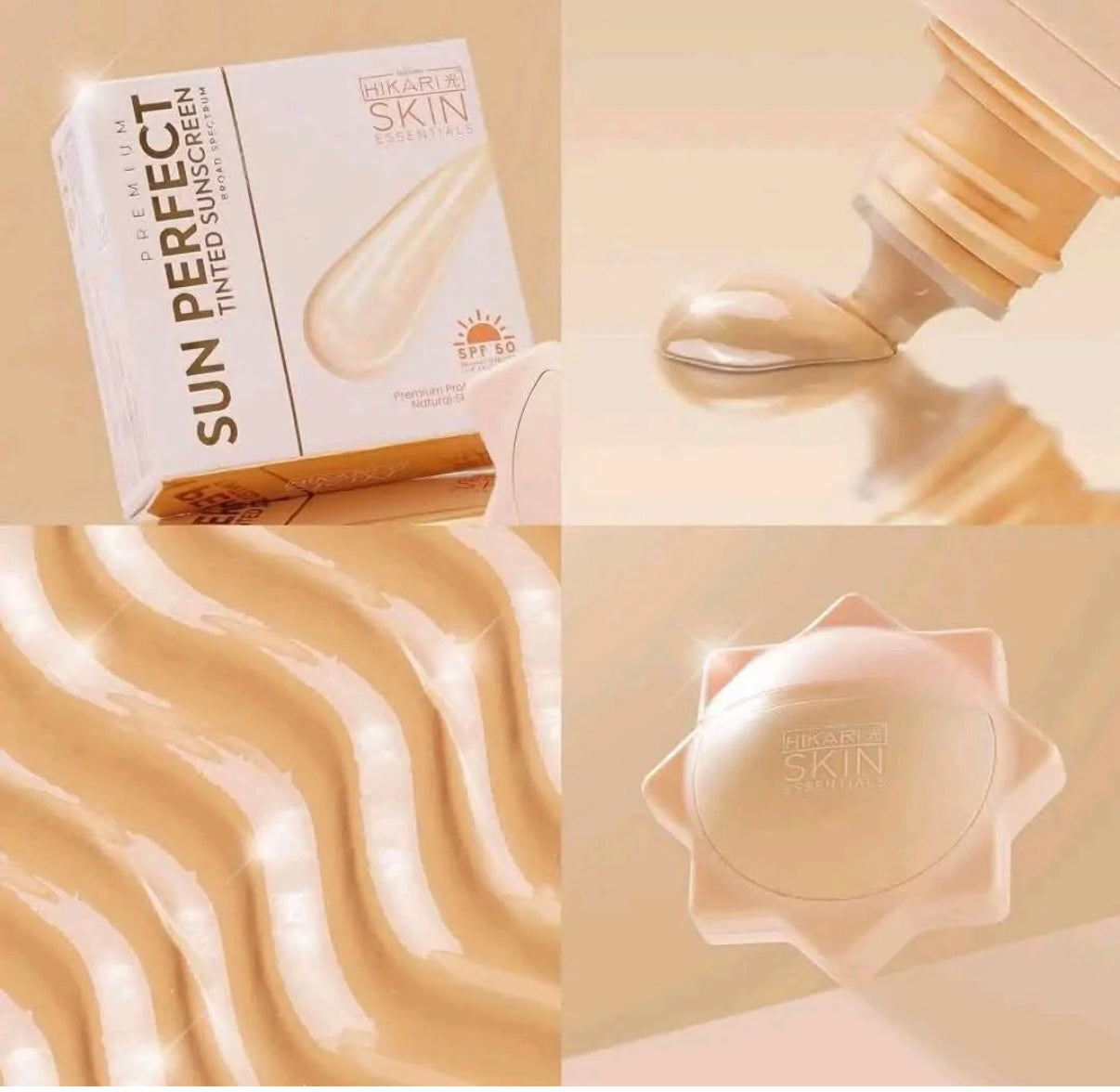 Hikari Skin Sun Perfect Tinted Sunscreen Spf 50+++