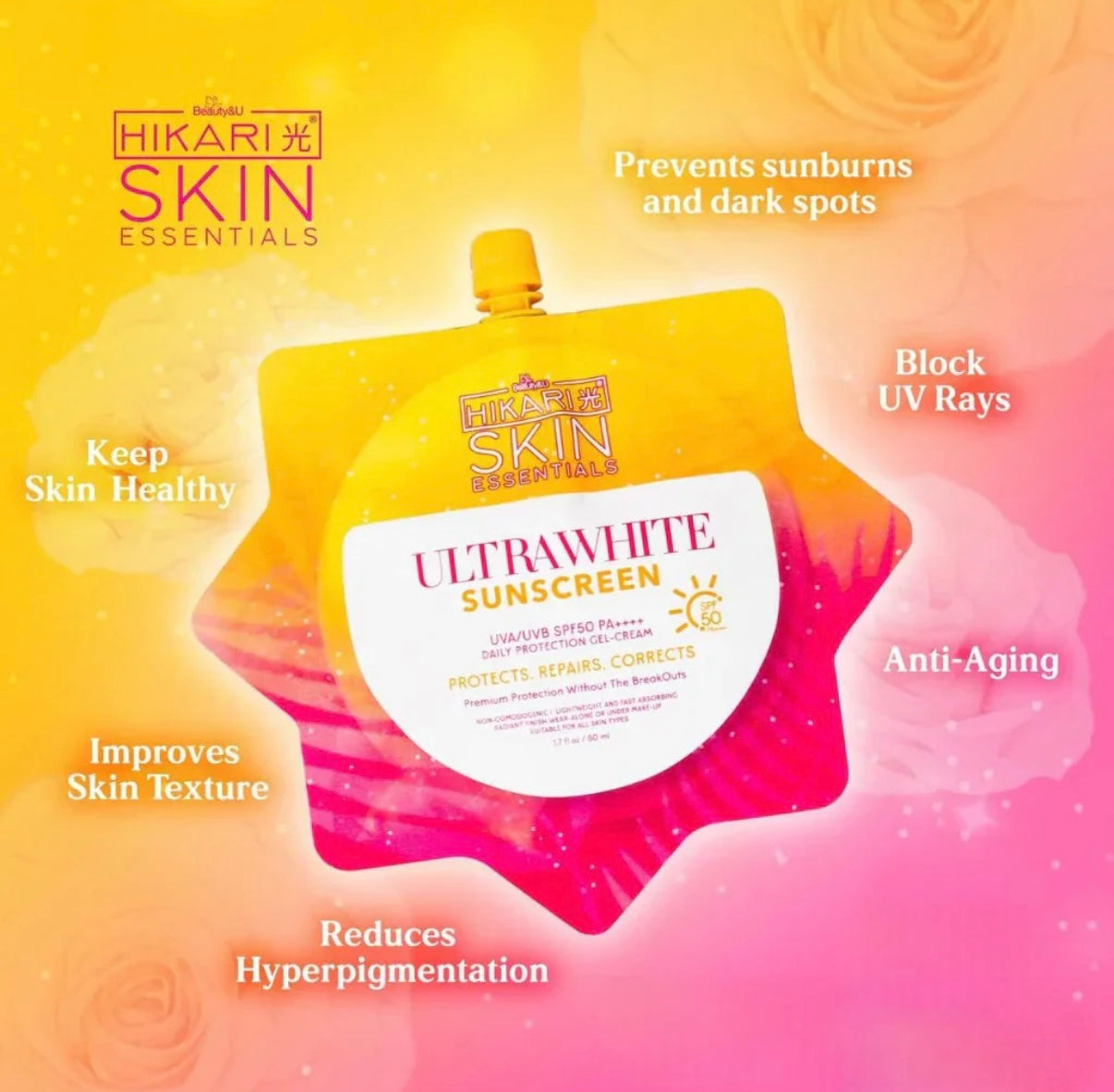 Hikari Skin Ultrafresh Sunscreen Spf50 Pa+++