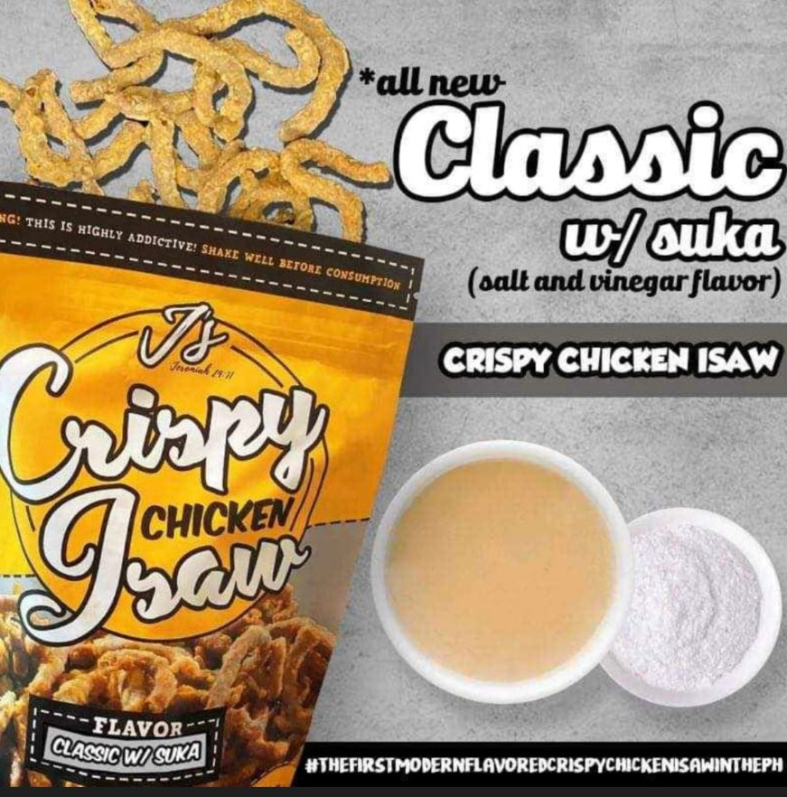 Js Crispy Chicken Isaw Classic with Suka (salt & vinegar flavor)