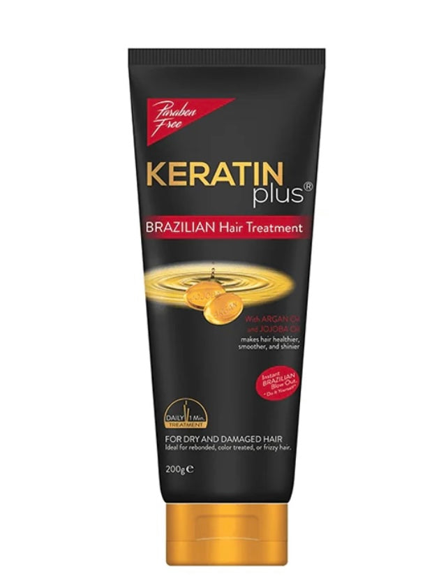 Keratin Plus Brazilian Hair Treatment With Jojoba Oil