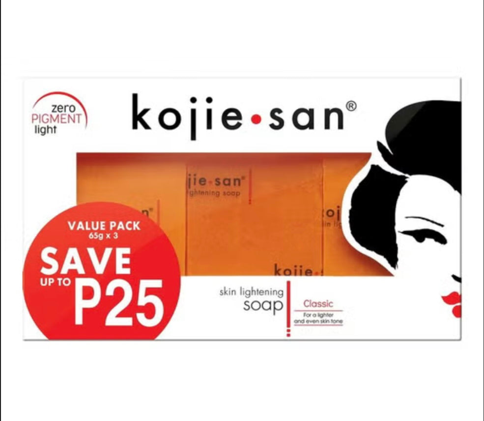Kojie-San Skin Lightening Kojic Soap 3 Pieces