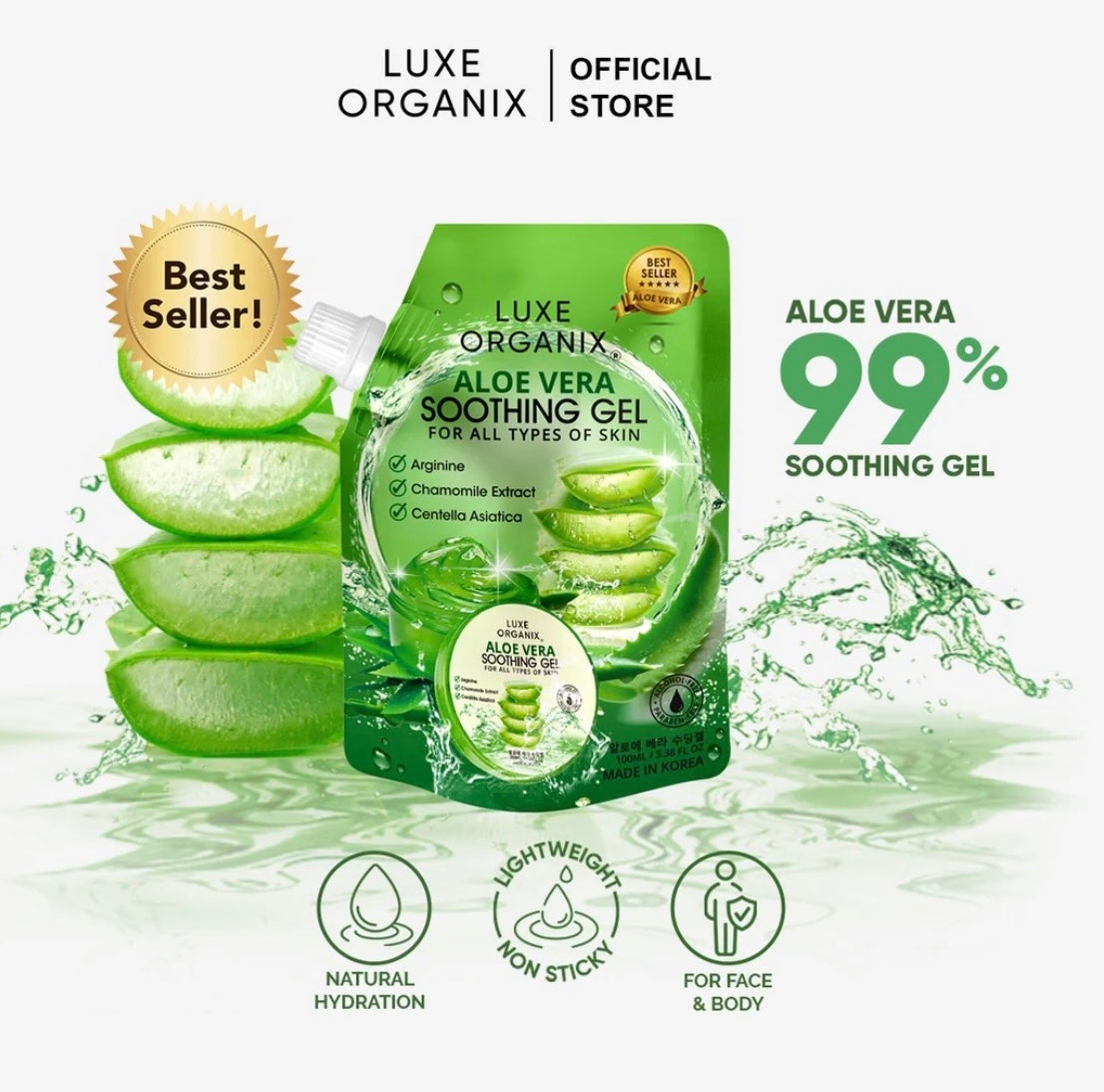 Luxe Organix Aloe Vera Soothing Gel