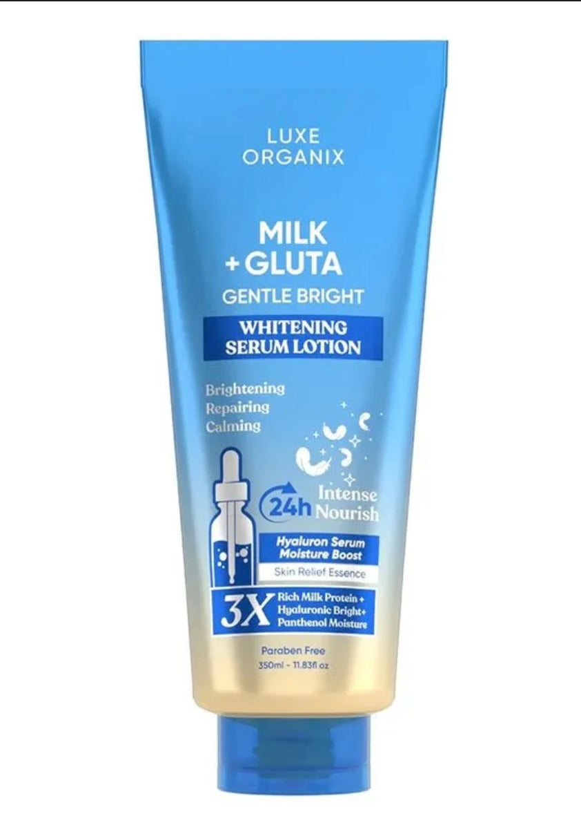 Luxe Organix Milk + Gluta Whitening Serum Lotion