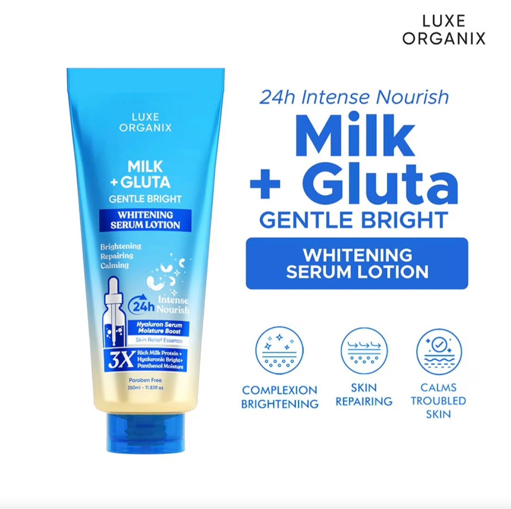 Luxe Organix Milk + Gluta Whitening Serum Lotion
