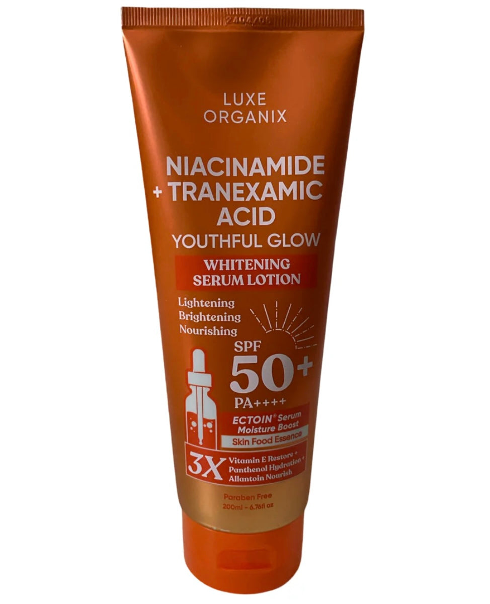 Luxe Organix Niacinamide + Tranexamic Whitening Serum Lotion