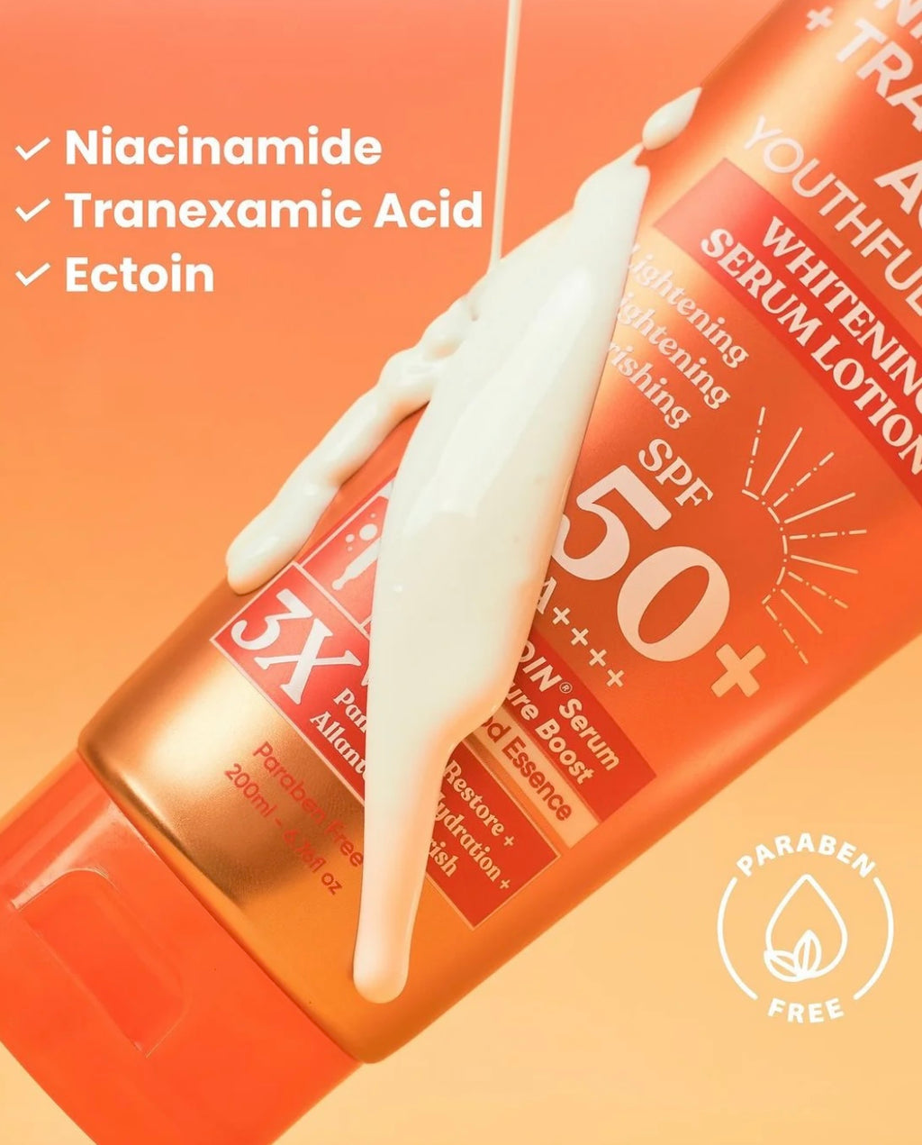 Luxe Organix Niacinamide + Tranexamic Whitening Serum Lotion