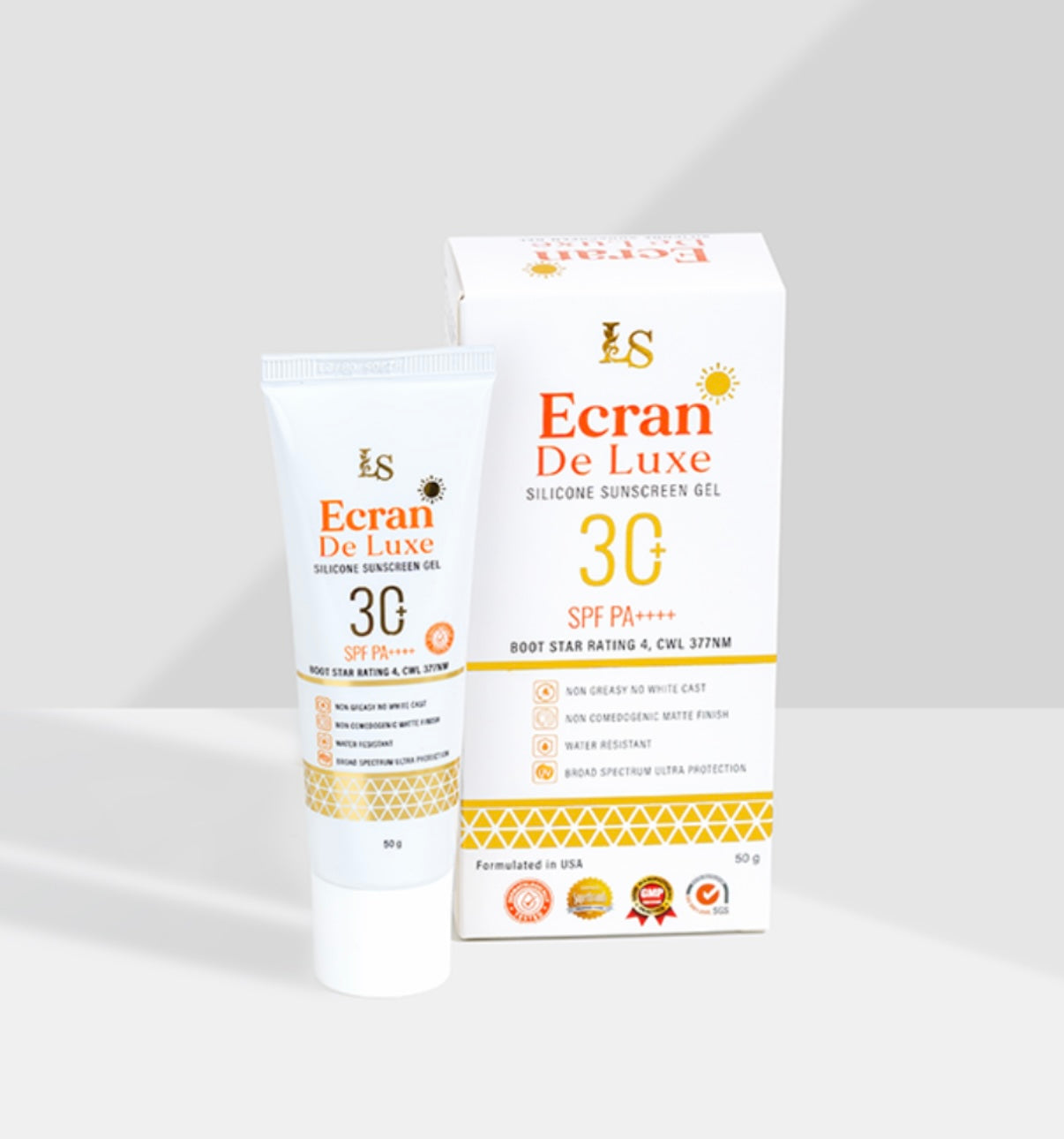 Luxe Skin Ecran De Luxe Silicone Sunscreen Gel Spf30++++