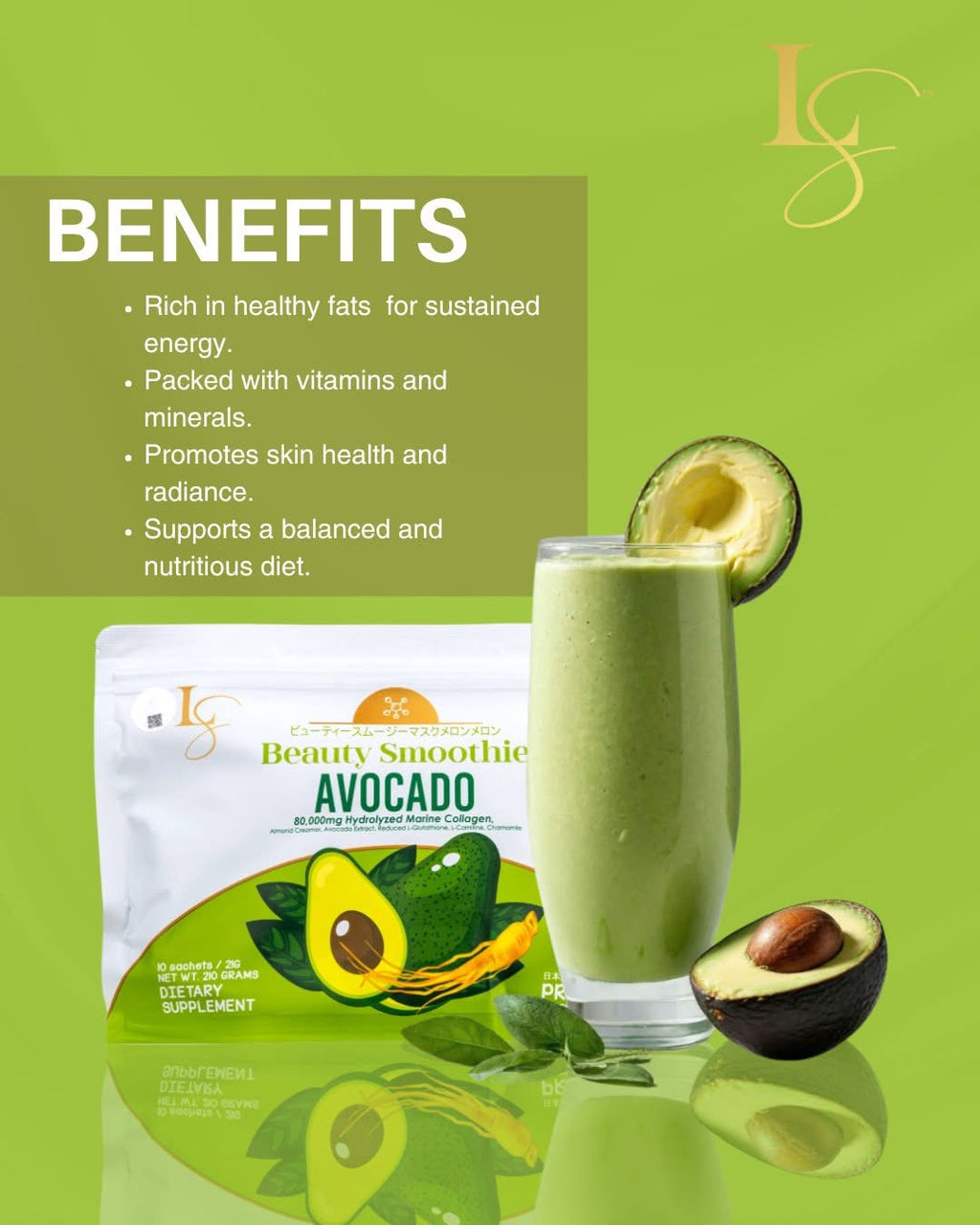 Luxe Slim Beauty Smoothie Avocado
