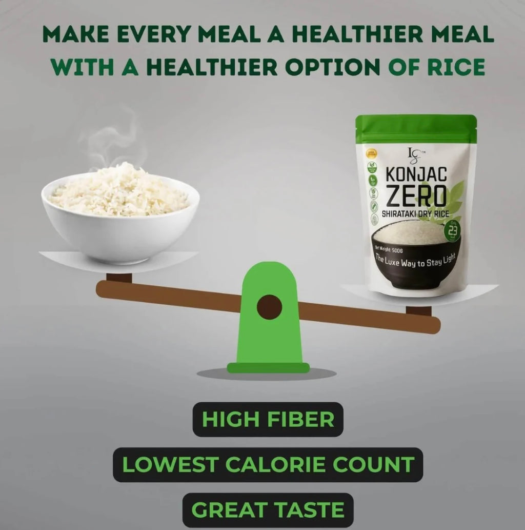 Luxe Slim Konjac Zero Shirataki Dry Rice