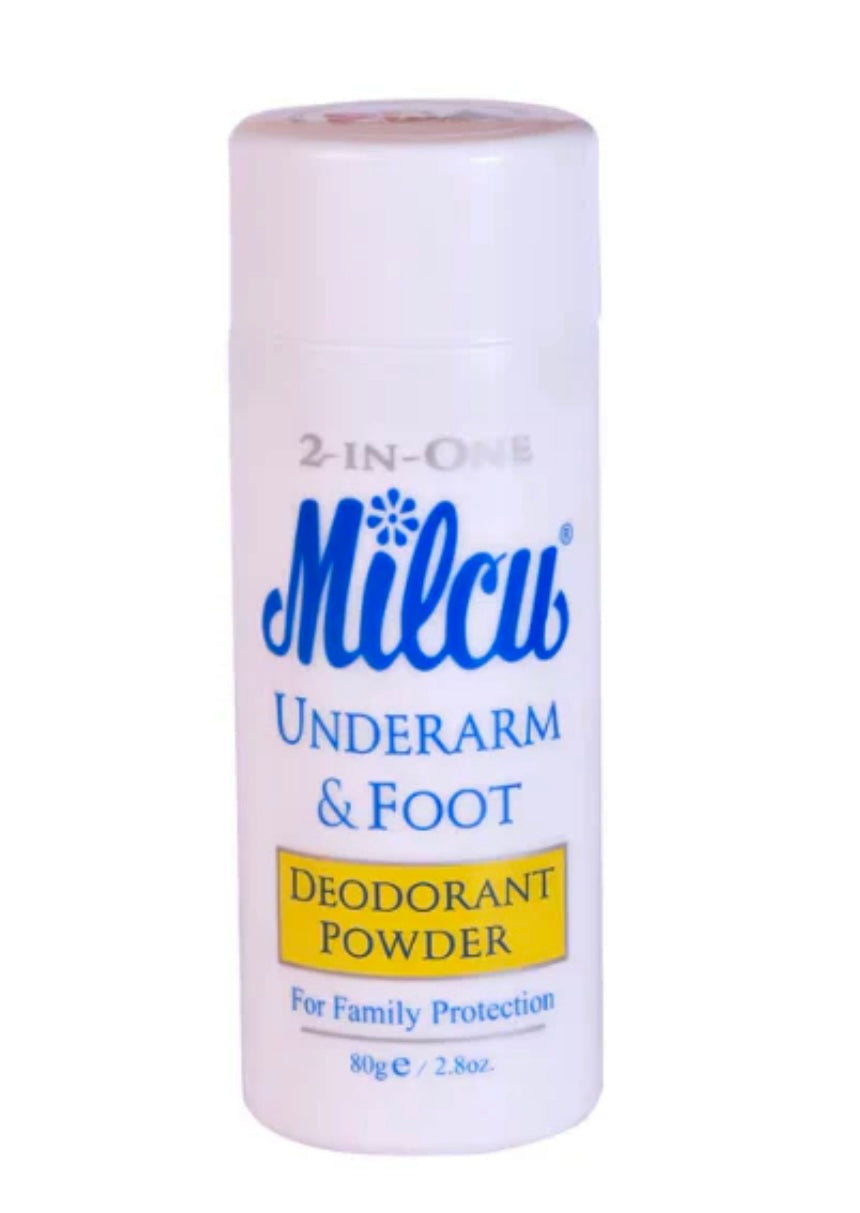 Milcu Underarm & Foot Deodorant Powder