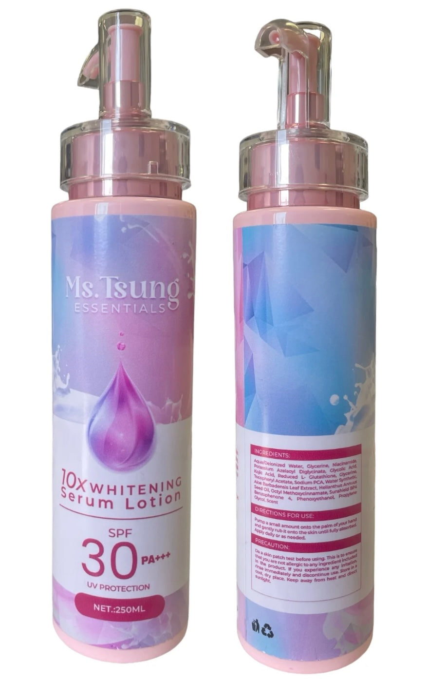 Ms Tsung 10x Whitening Serum Lotion Spf30