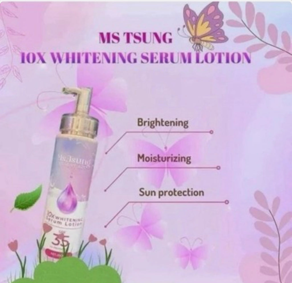 Ms Tsung 10x Whitening Serum Lotion Spf30