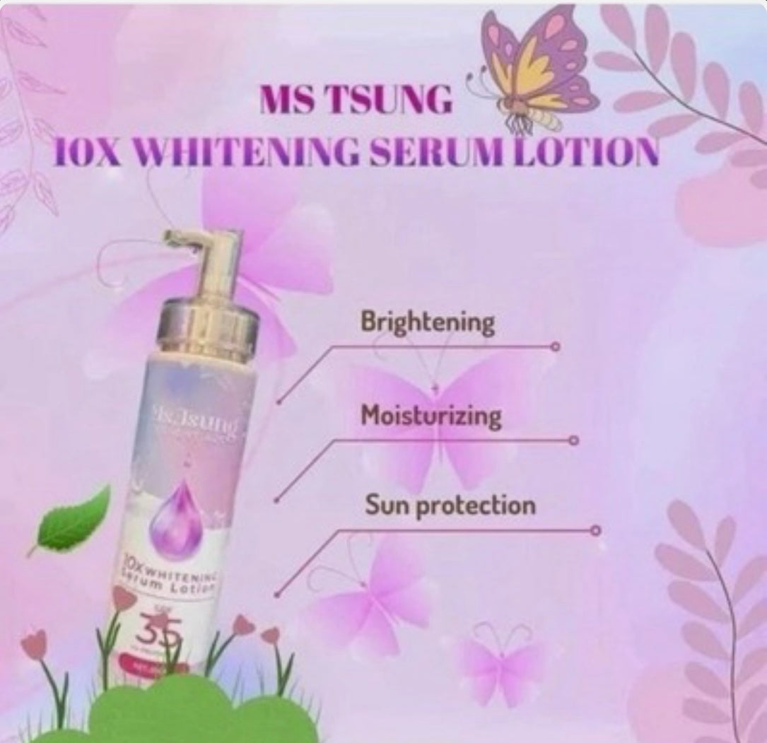Ms Tsung 10x Whitening Serum Lotion Spf30