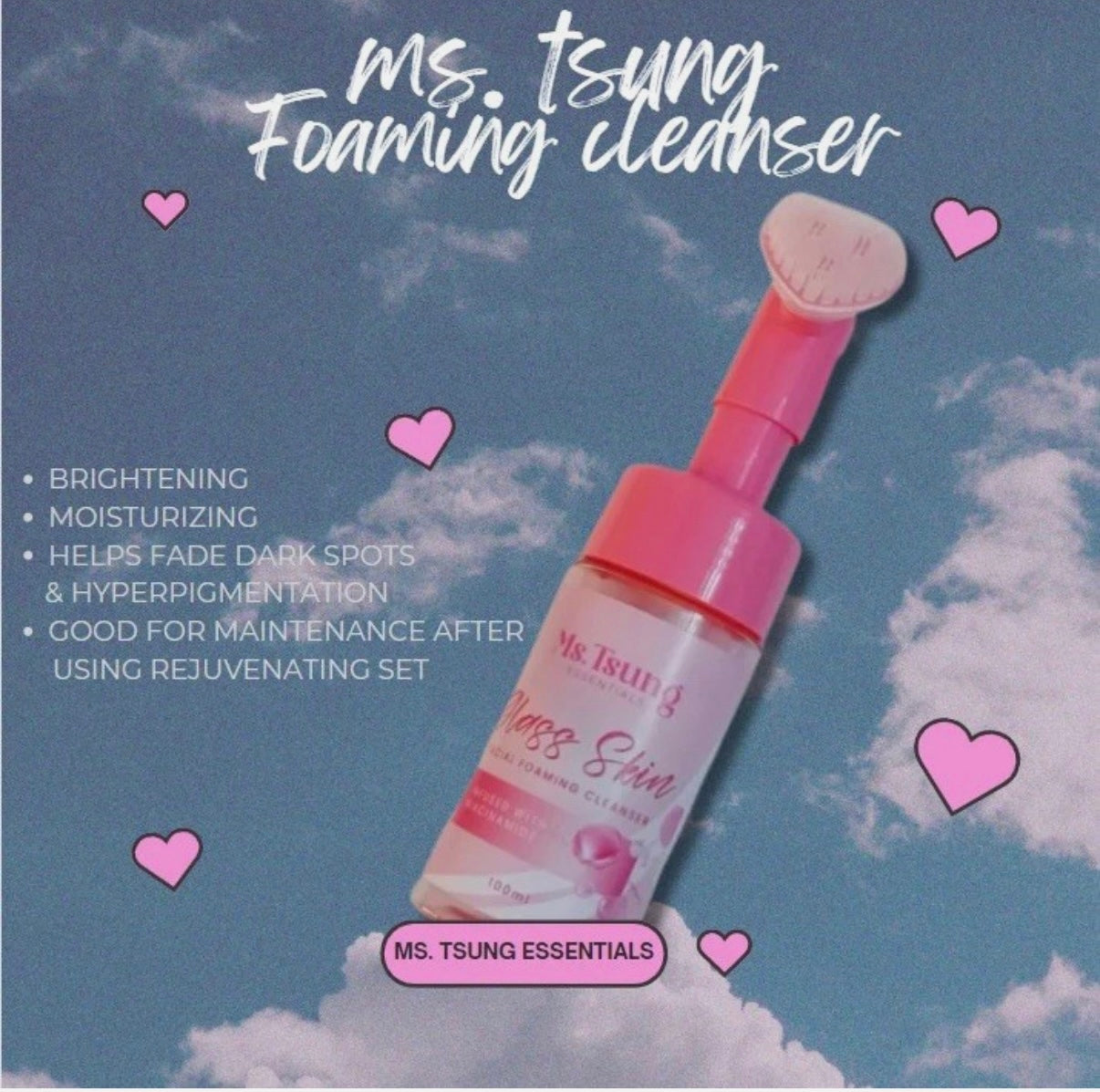 Ms Tsung Glass Skin Facial Foaming Cleanser