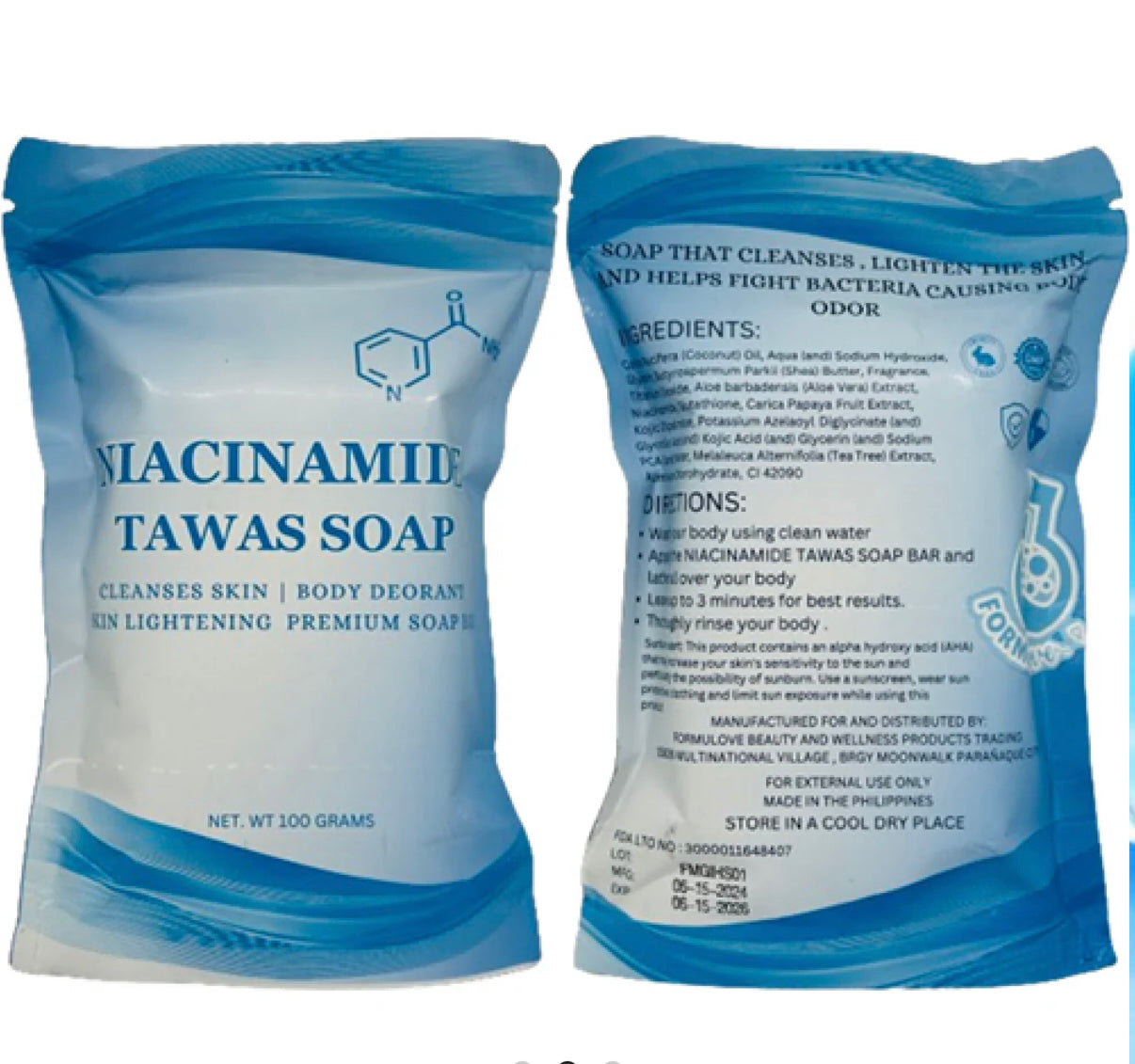 Niacinamide Tawas Soap