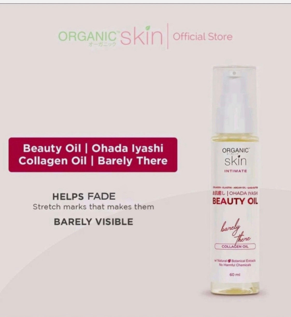 Organic Skin Beauty Collagen Oil