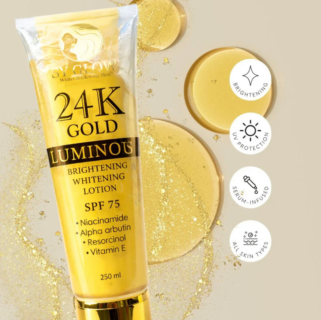 SY Glow 24k Gold Lotion Spf75