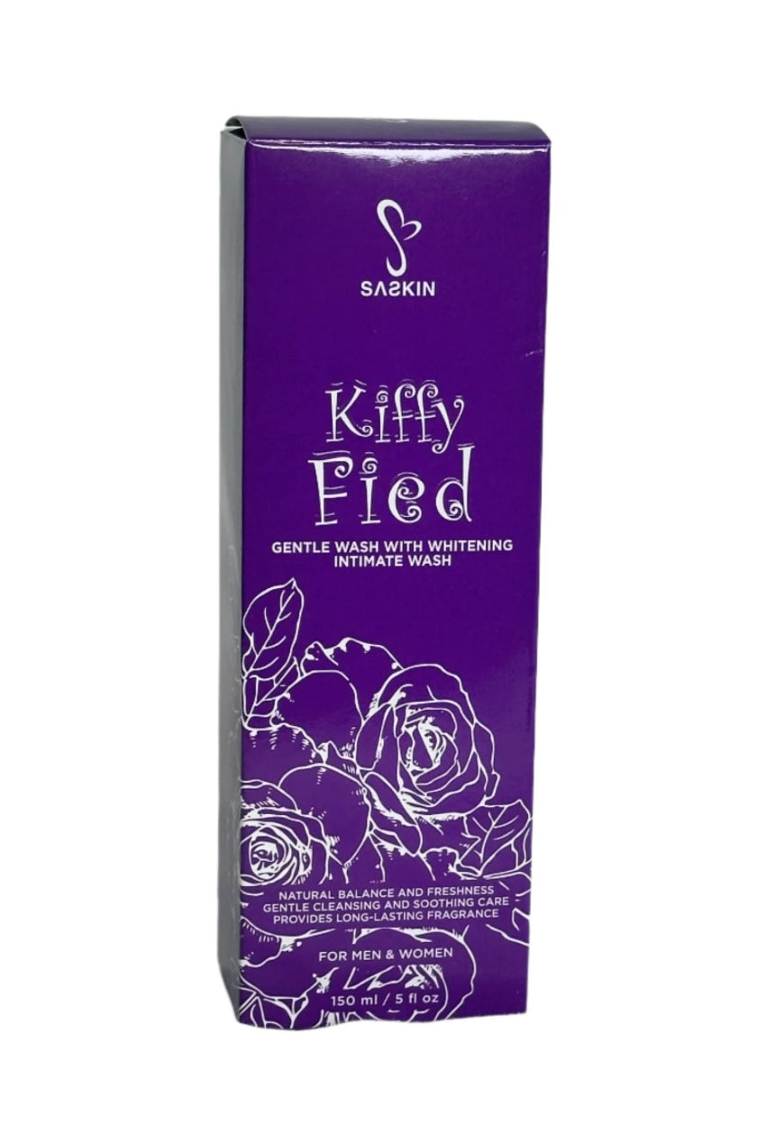 Saskin Kiffy Fied Gentle Wash  With Whitening Intimate Wash