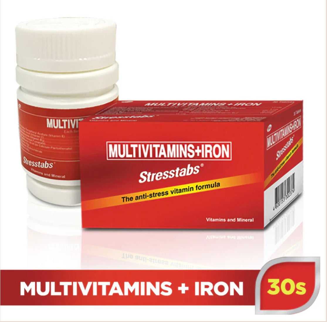 Stresstabs Multivitamins + Iron