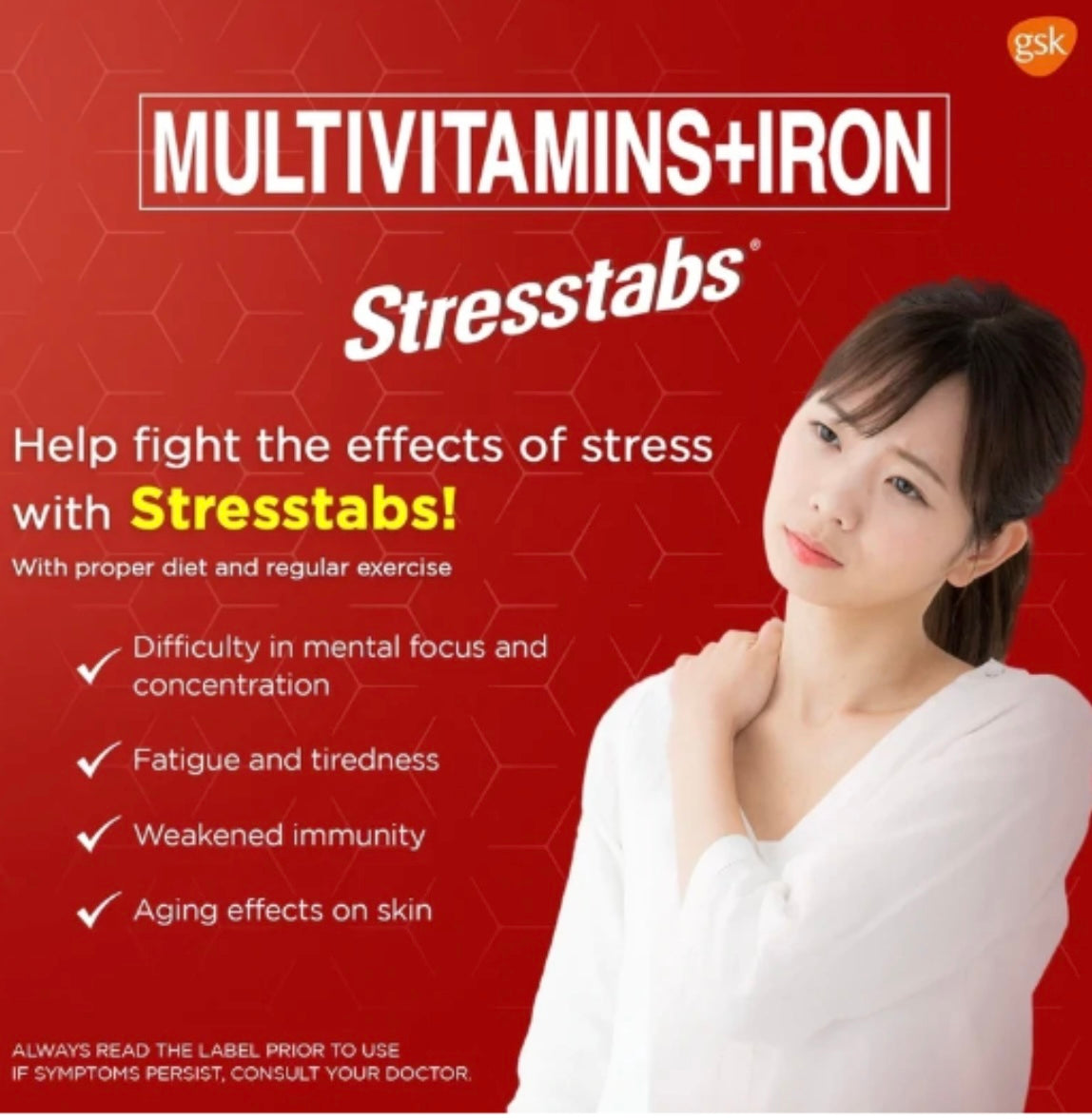 Stresstabs Multivitamins + Iron