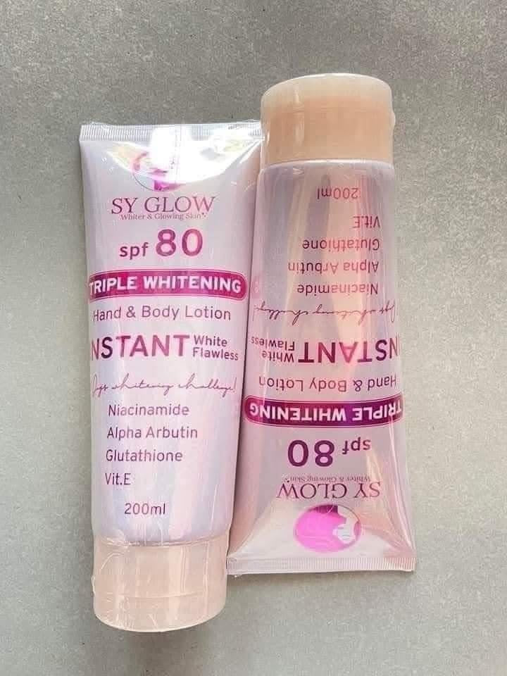 Sy Glow Triple Whitening Lotion Spf80