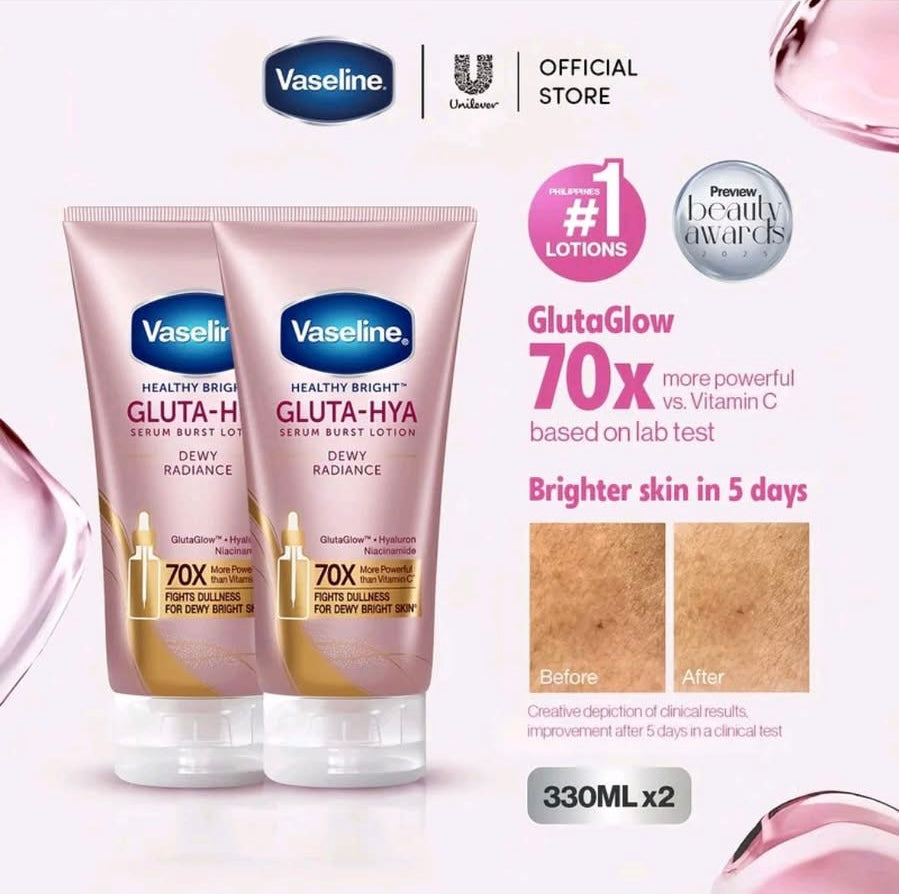 Vaseline Gluta Hya Dewy Radiance Serum Lotion