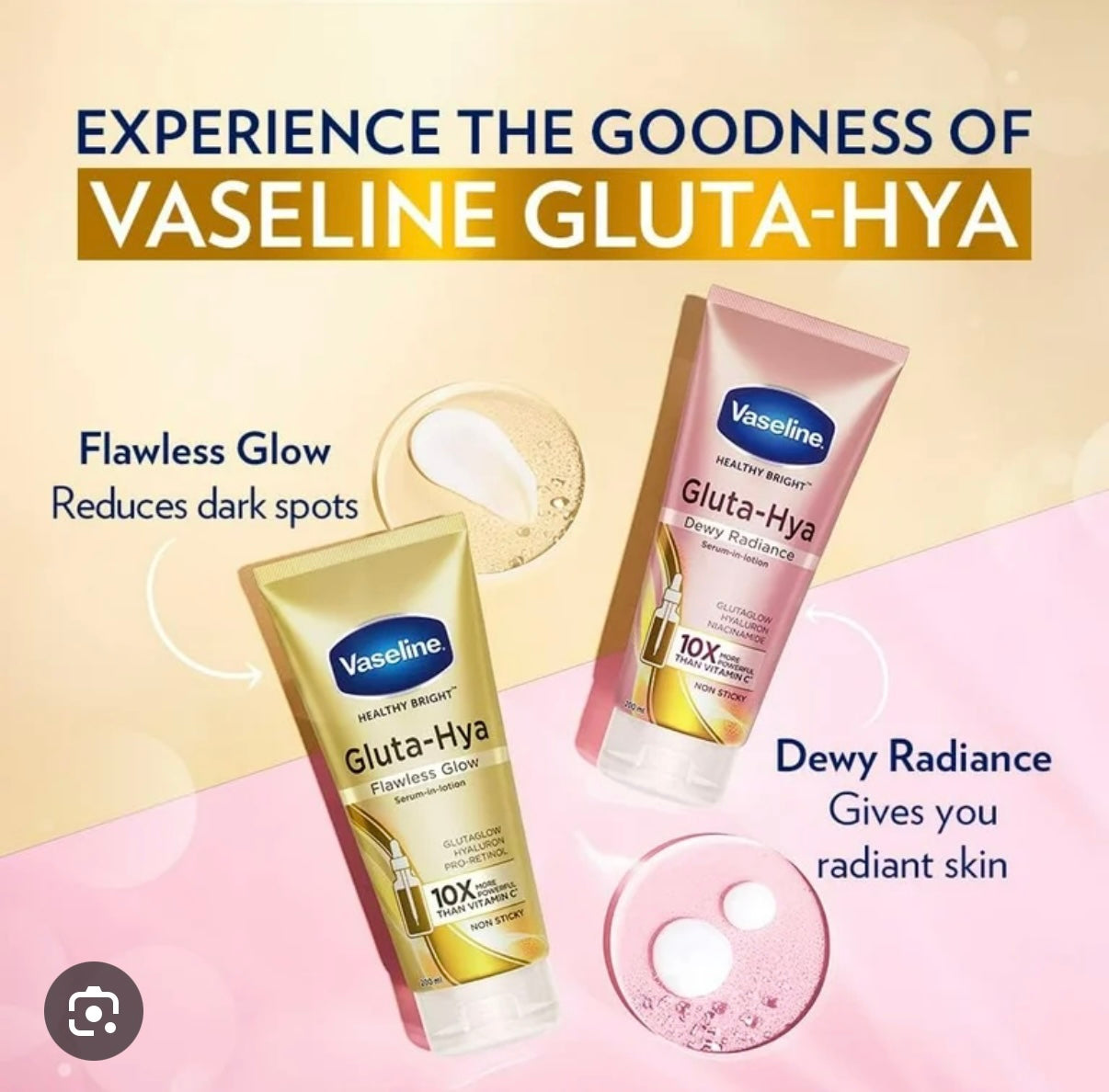 Vaseline Gluta Hya Dewy Radiance Serum Lotion