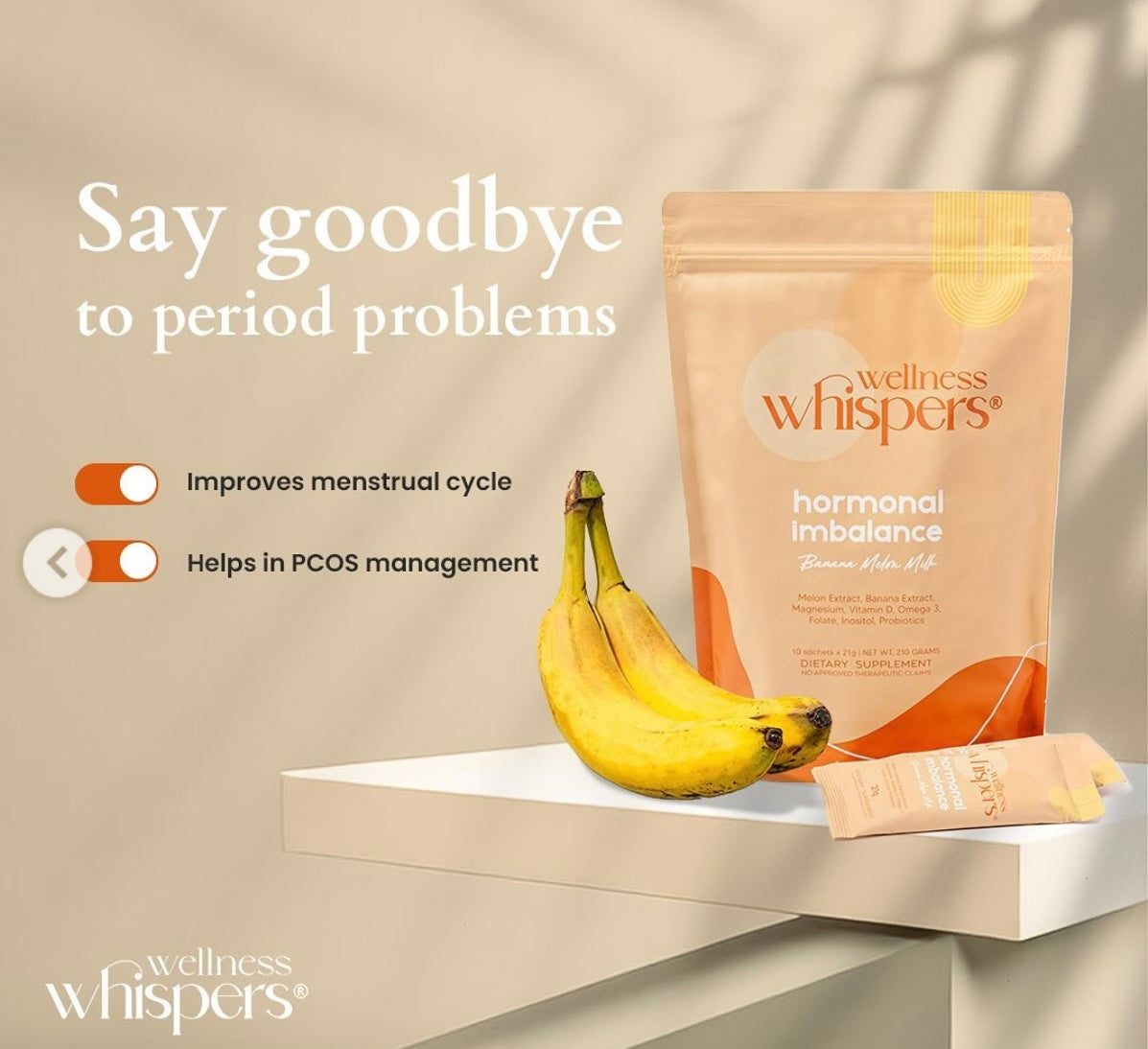 Wellness Whispers Hormonal Imbalance Banana Milk